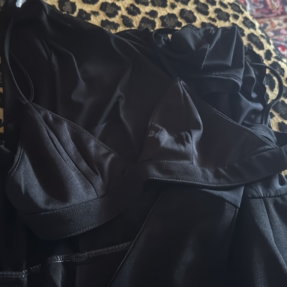 Black LBD w/sheer top & skort underneath. - Picture 8 of 8